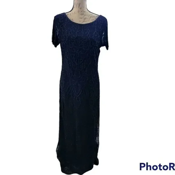 detachable beaded cap sleeves for wedding dress Lauren Elaine main image 1